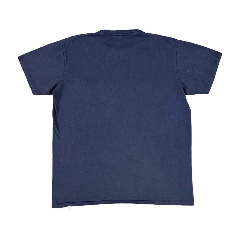 Velva Sheen Men's Blue Pocket Crew Neck Short Sleeve Cotton Knit T-Shirt XL - Picture 2 of 8